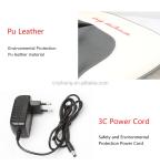 PU Leather Shiatsu Pillow Massager Vibrating Neck Pillow With Auto Shut Off