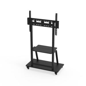 China Modern Rolling Smart Board Floor Stand Tilt Adjustable Steel Mount factory