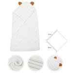 China Factory OEM service 100% organic bamboo fiber blanket baby hooded bath