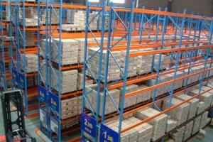 China Galvanized Selective Pallet Racking And Shelving Depth 500-2400mm factory