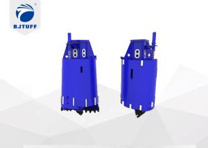 China Rotary Drilling Tools Double Cutter Double Bottom Rock Bucket With Bullet Teeth factory
