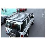 Flat Roof Racks Platform Luggage Gear Bracket Bike Holder for Toyota LC 76 Land