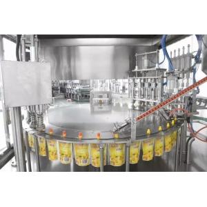 PLC Controlled Spout Pouch Filling Capping Machine with Automatic Bag Mouth