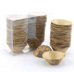 Customized Biodegradable Wooden Disposable Bamboo Bowl For Wedding