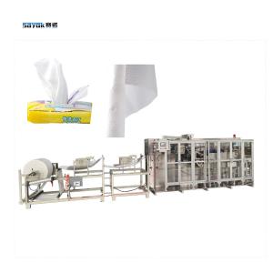 China Intelligent Wet Floor Wipes Making Packing Machine 380V 50/60 Hz Servo Control factory