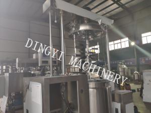 China Homogenizer Planetary Mixer Machine , Hydraulic Vacuum Emulsifying Mixer factory