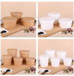 Disposable 8oz 12oz 16oz 20oz 24oz soup tub with lid Eco Friendly Take Away Food