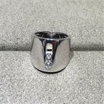 Luxury jewelry Mk Three drill sliding ring material 18k white gold yellow gold