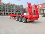 Hydraulic Ladder 4 Axle Lowboy Trailer with 80 Ton 100 Ton Capacity and Durable