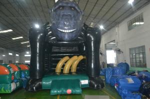 China PVC Tarpaulin Inflatable Gorilla Themed Bouncer House factory
