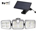 2.5W 122PCS LED Solar Powered Lights Motion Sensor Solar Lamp