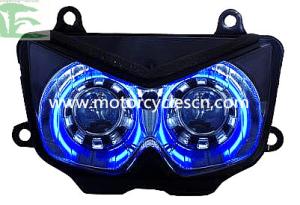 China Motorcycle Parts 08-12KAWASAKI-NINNJA ZX250R Head Light HID Drag Racing Original Head Ligh factory