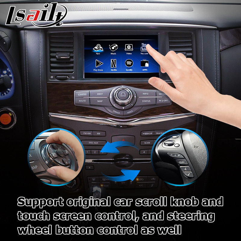 Nissan Patrol Y62 Armada Qualcomm base Car Navigation Box carplay GPS Navigation Device
