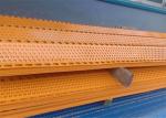 10m Length Windbreak Fence Panels Yellow Windproof Dust Control Steel Plate