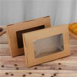 Wholesale Kraft Paper Food Box Salad Fruit Takeaway Box Lunch Packaging Box With
