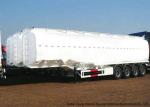 Tri Axle Oil Fuel Petrol Diesel Tank Semi Trailer 5 Compartments 45m3 For