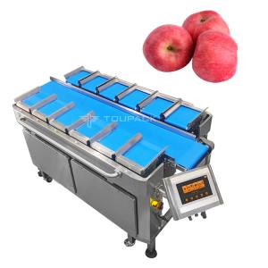 China Pear Apple Weighing Fruit Combination Scale 12 Head Hand Loading Weighing Machine factory