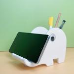 Elephant Shaped Silicone Rubber Mobile Phone Holder Pen Holder