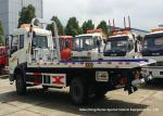 Tilt Tray Flatbed Wrecker Tow Truck , Road Vehicle Recovery Truck 2700Kg Lifting