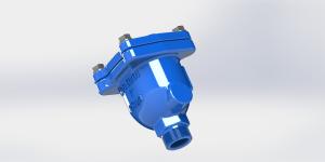 China Epoxy Coating Air Flow Control Valves Stainless Steel 304 factory