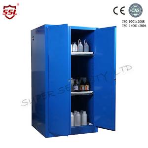 China Blue Corrosive Resistance Indoor Storage Cabinets For Hydrochloric Acid 60-Gallon factory