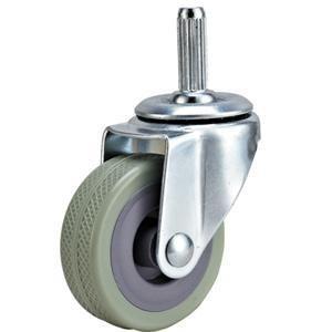 China 02-Grey PVC/Rubber caster factory