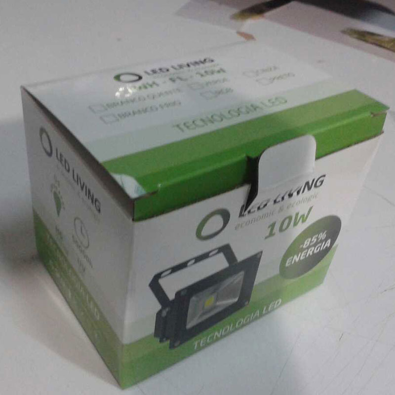 Customized LED Bulb Packaging Box Carton Gray Cardboard Printing Logo Light Tube Box
