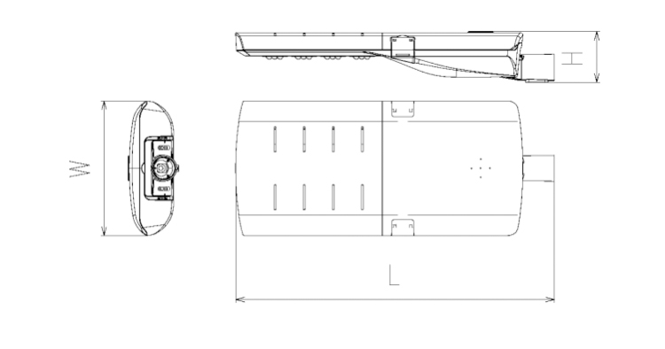 Outdoor 50w 100w 150w 200w Led Street Light with High Power Die Casting Aluminum IP65