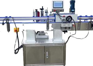 China High Speed Double Side Adhensive Automatic Label Sticking Machine 5000ml Sticker Labeling factory