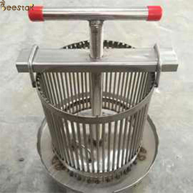Beekeeping Equipment Stainless Steel Honey Press Machine With Honey Barrel