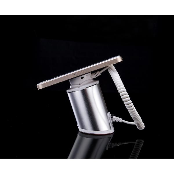 COMER anti-theft gripper security cellphone stand with alarm sensor and charging