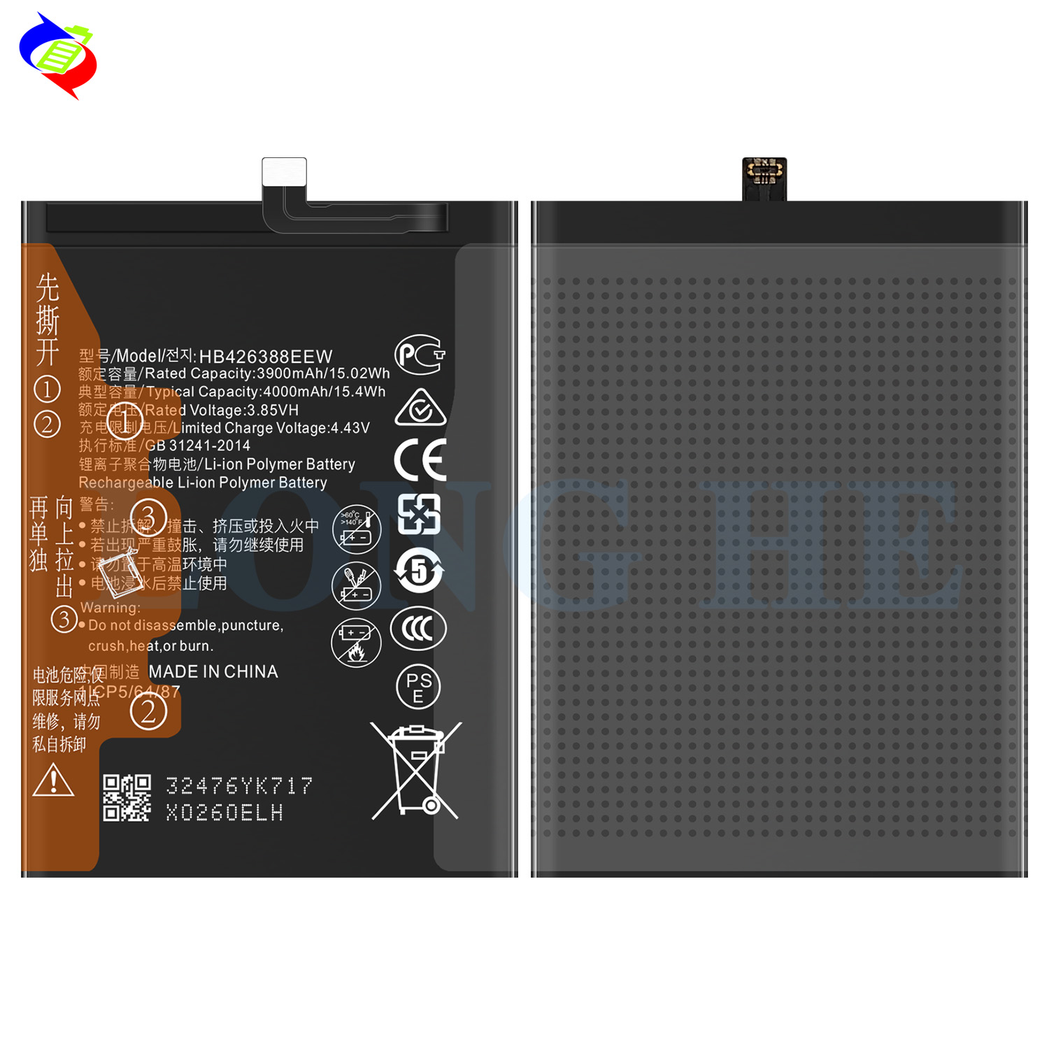 4000mAh HB426388EEW Battery for Honor 30 Lite Enjoy 20 Pro 30 Youth Mobile Phone Models