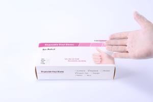 China Customized Disposable Vinyl Gloves Powder Free Waterproof PVC Nitrile Gloves factory