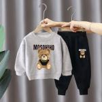 Boys And Girls Children'S Long Sleeve Set Cartoon Pattern