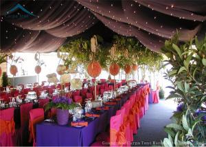 China Aluminum Alloy Outdoor Party Tents 10m By 30m With Colorful Linings And Curtains factory