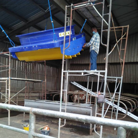 China Energy-Efficient Livestock Ventilation Fans with Flow Control Plate factory