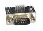 Male Right Angle D Sub Connector HDR 15 Pin for RRU equipment and Electric tilt