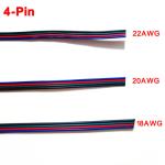 RGB Light Wire 2Pin 3Pin 4Pin