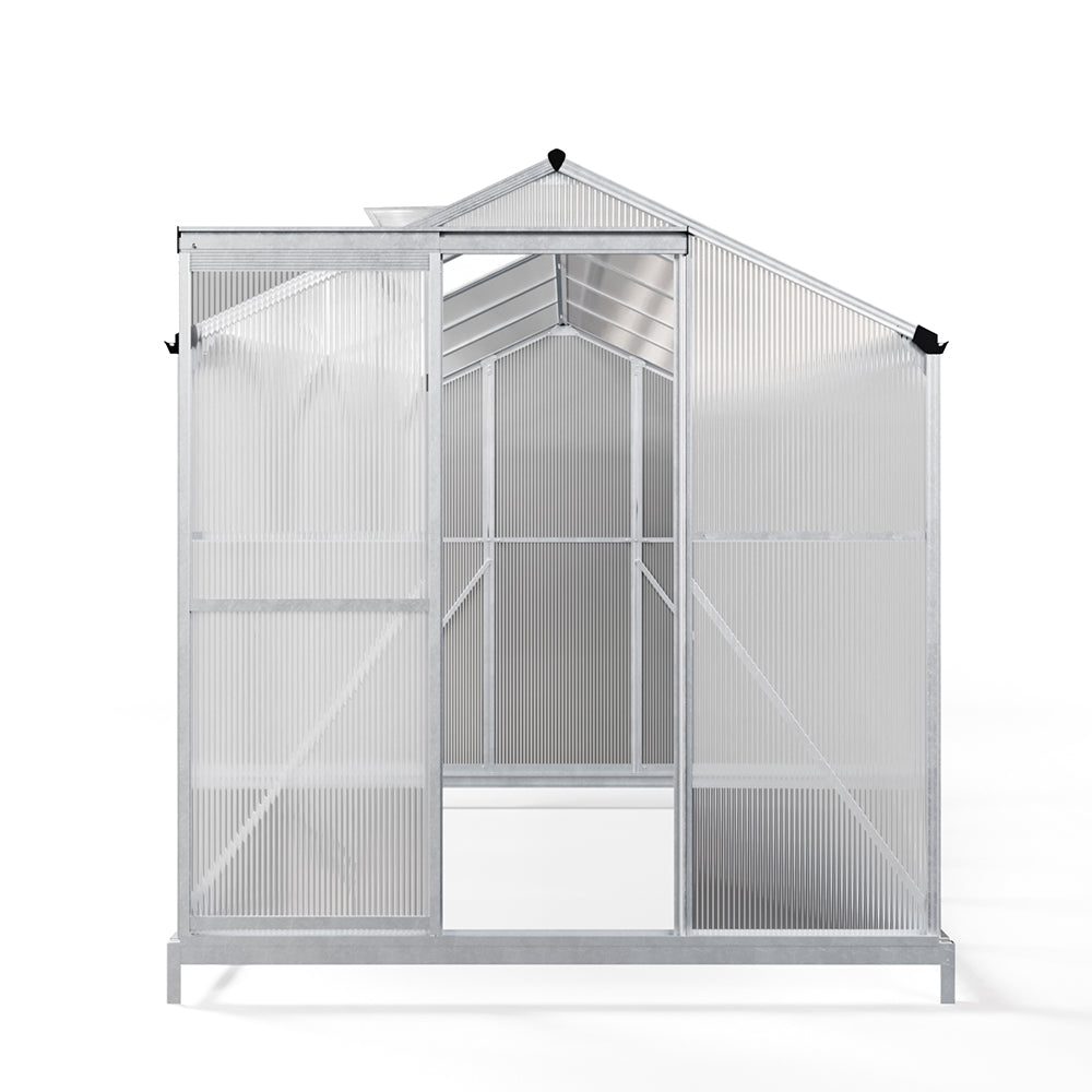 Garden Greenhouses by AJUNION Easily Assembled Polycarbonate Aluminum Frame Structure