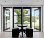 Custom Color Heat-Insulation Glass Swing Door for Powder Coating Aluminum Alloy