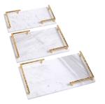 Metal Frame Handle 400x285mm Decorative Display Trays