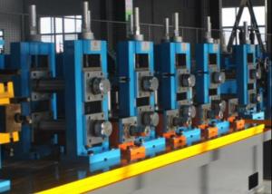 China Galvanized Steel 89 Mm Round Tube Mill Machine For 1mm Thick Pipe Making factory