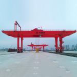 Steel Scrap Container Gantry Crane High Level Quality Rail Mounted 35m