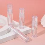 Transparent Silicone Brush Head Plastic Lip Glaze Tube 4.5ml