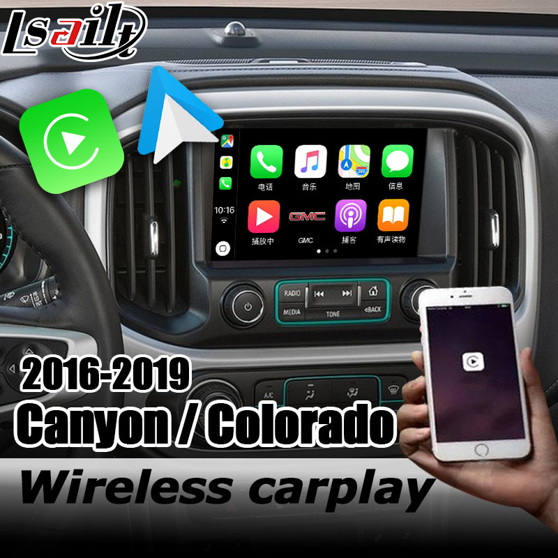 Carplay interface for GMC Canyon Chevrolet Colorado android auto youtube play video interaface by Lsailt Navihome
