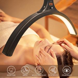 China Dimmable SMD LED Half Moon Beauty Light 60 Watt Beauty Studio Lighting Set Skin Care Ring Light factory
