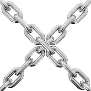China Self Color 304 Stainless Steel Coil Chain for Pull Traction Suspension Welded Structure factory