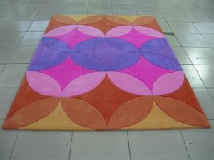 China Flower Moon Handtufted Acrylic Home Rug factory