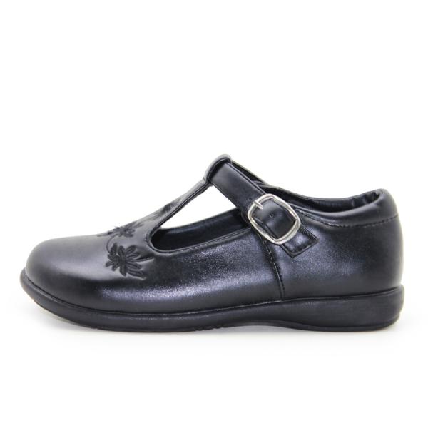 Mary Jane ODM Children'S Leather School Shoes electric embroidery stereo