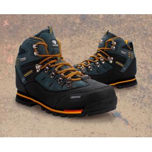 Unisex Artificial Leather Hiking Boots with Rubber Outsole and Euro 36-47 Sizes